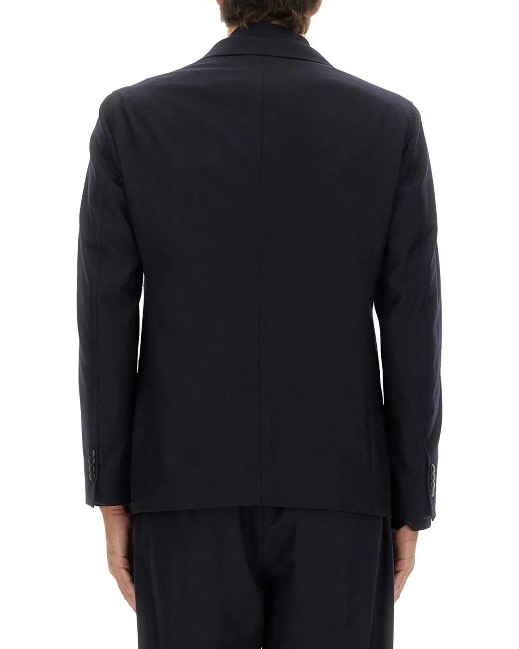 Giorgio Armani Blue Cashmere Blazer for men