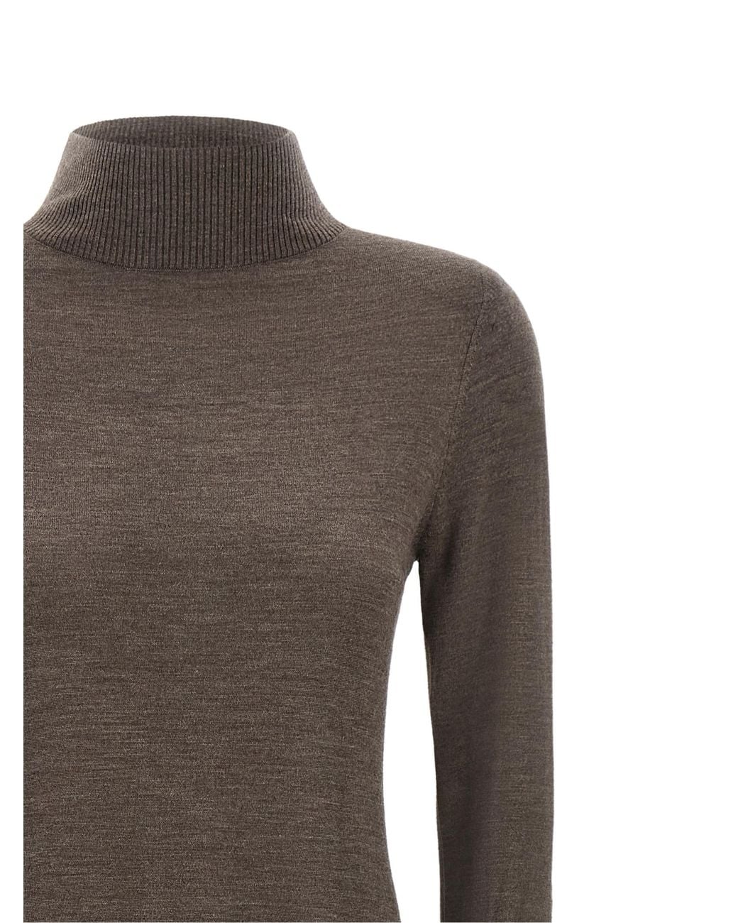 Pinko Brown Turtleneck Dress