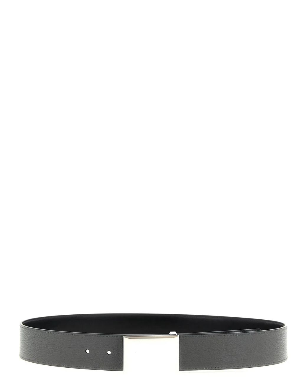 Givenchy White 'Label' Reversible Belt for men