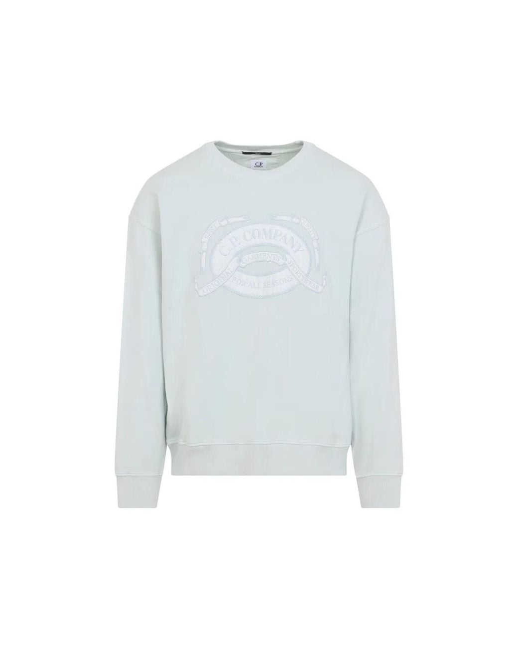C P Company Blue C.P.Company Sweatshirts Crew Neck for men
