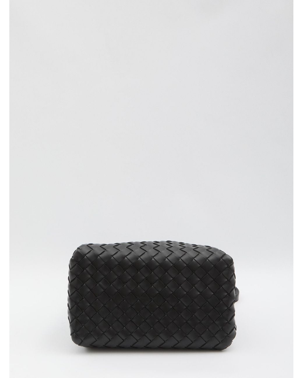 Bottega Veneta Black Intrecciato Shoulder Bag
