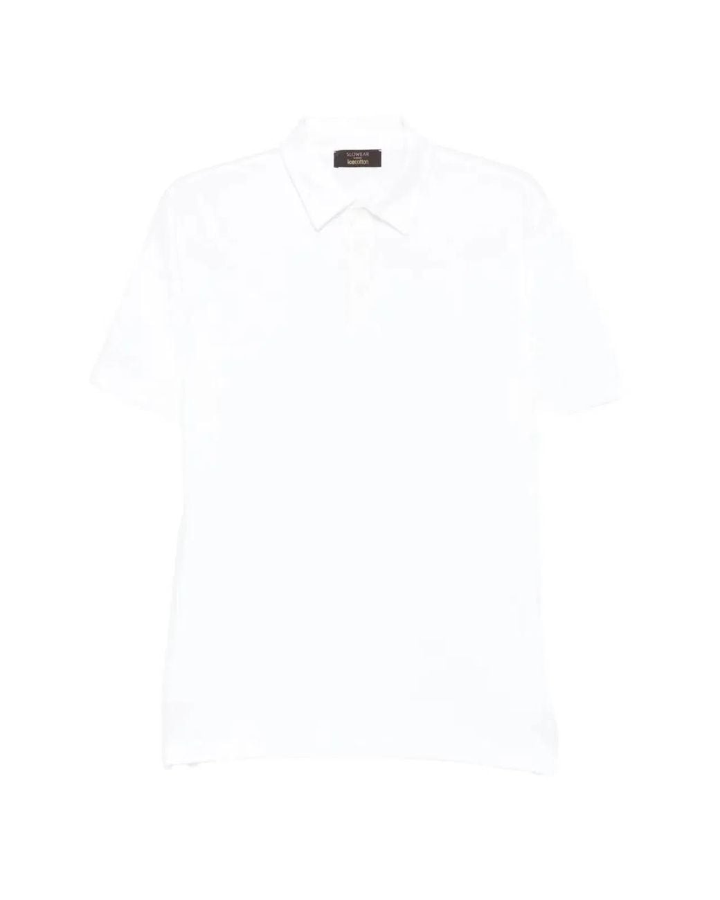 Zanone White Short Sleeves Polo Shirt for men
