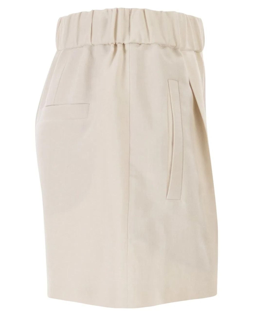 Brunello Cucinelli Natural Baggy Shorts