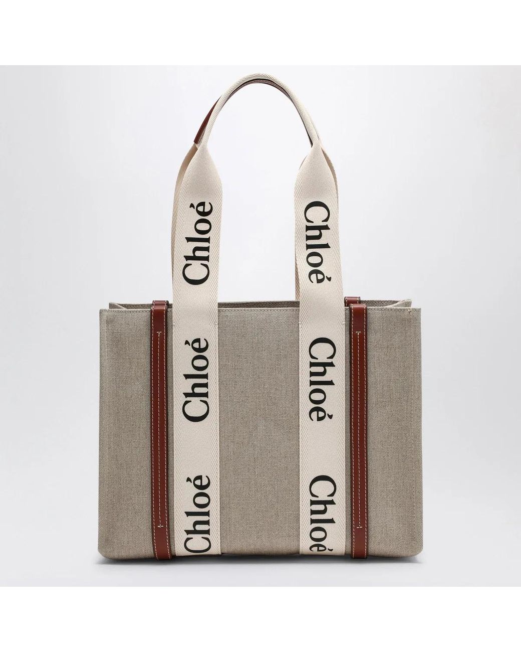 Chloé Natural Chloã Woody Medium Bag