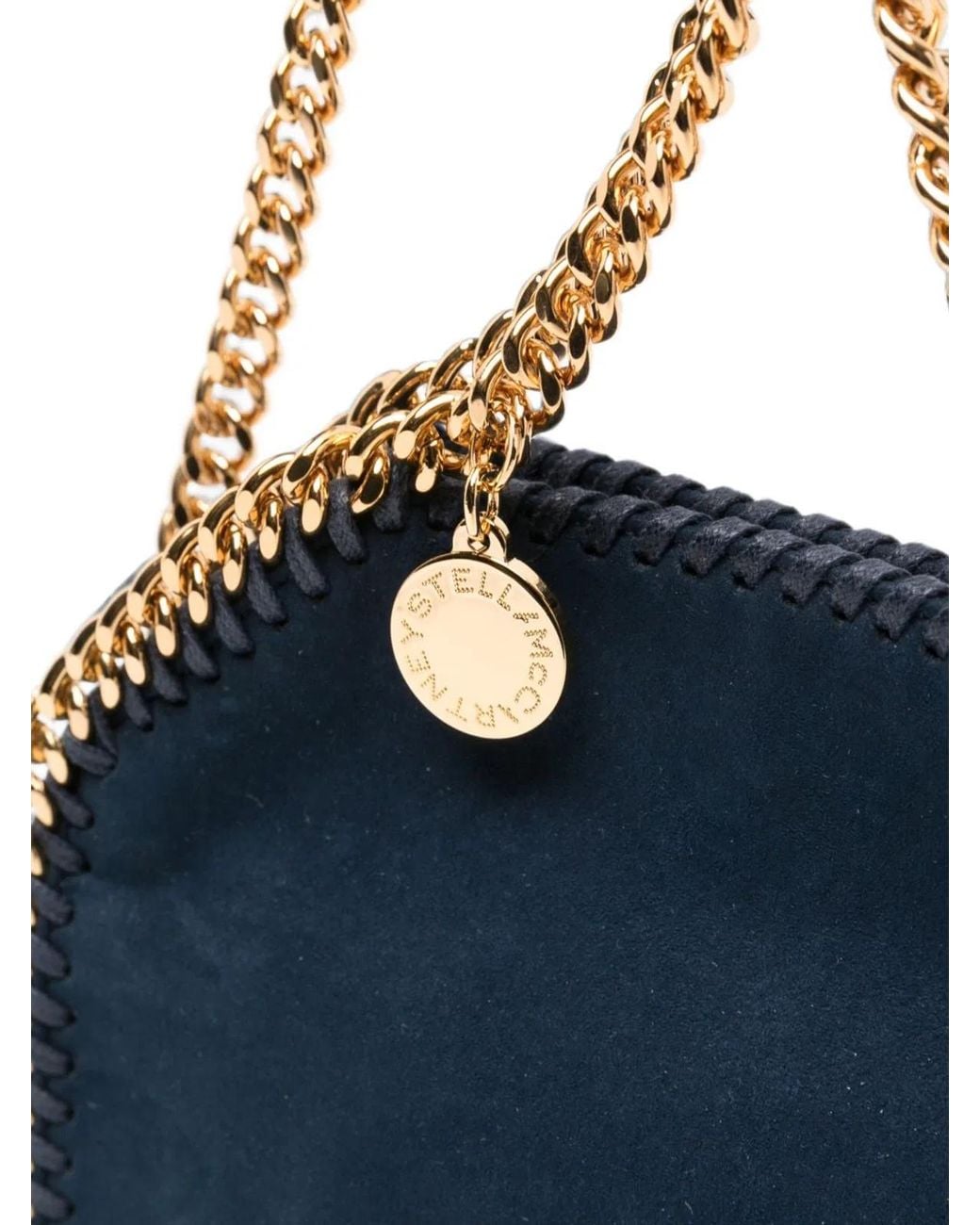 Stella McCartney Blue Mini Falabella Hand Bag