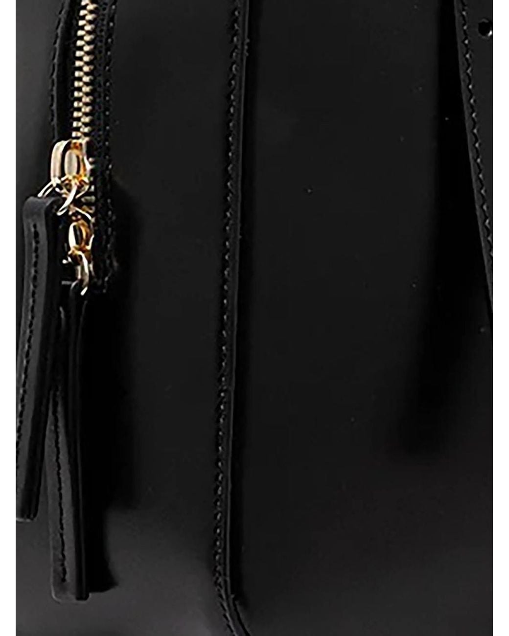 A.P.C. Black Leather Handbag