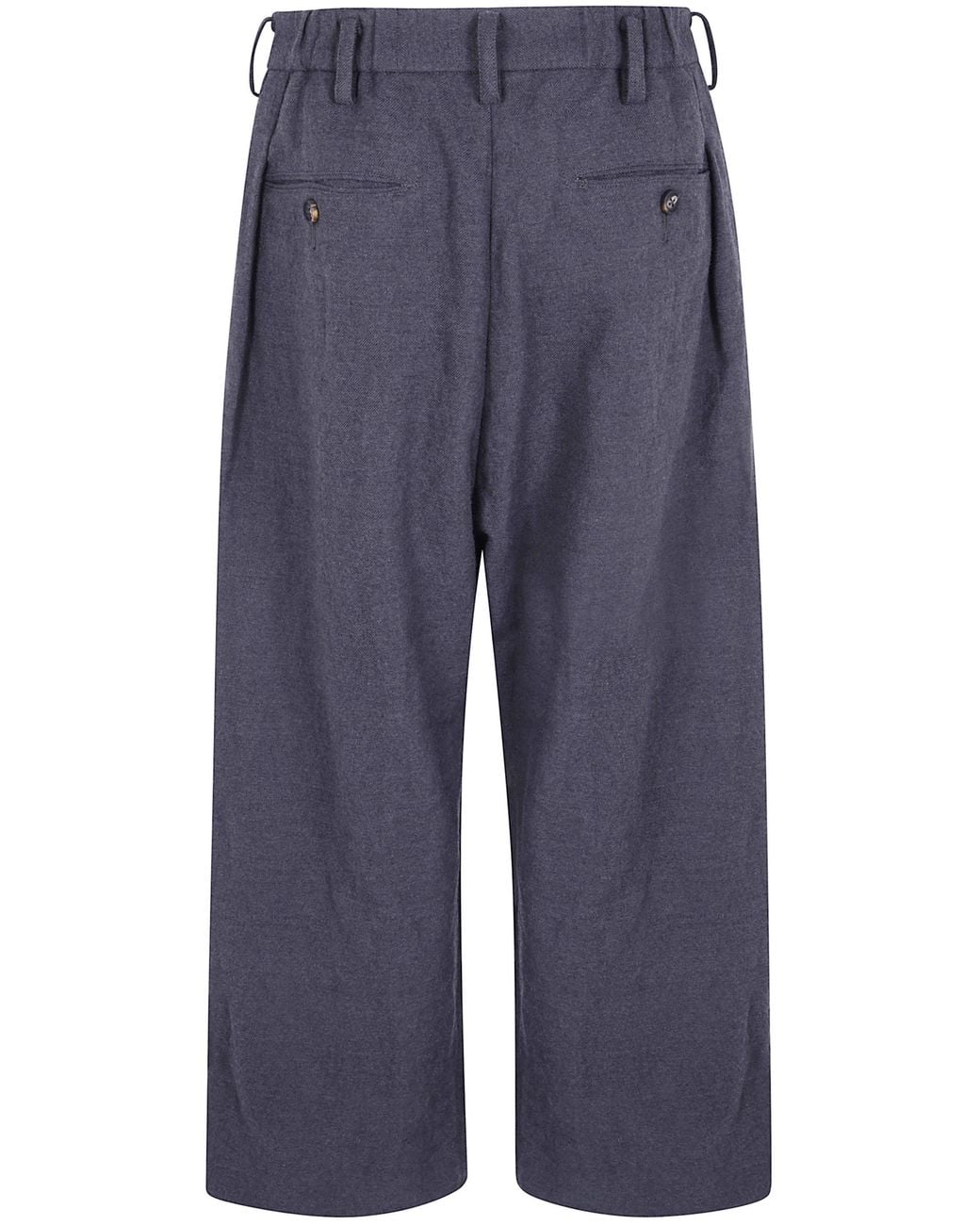 Ziggy Chen Blue Wide-Leg Trousers for men