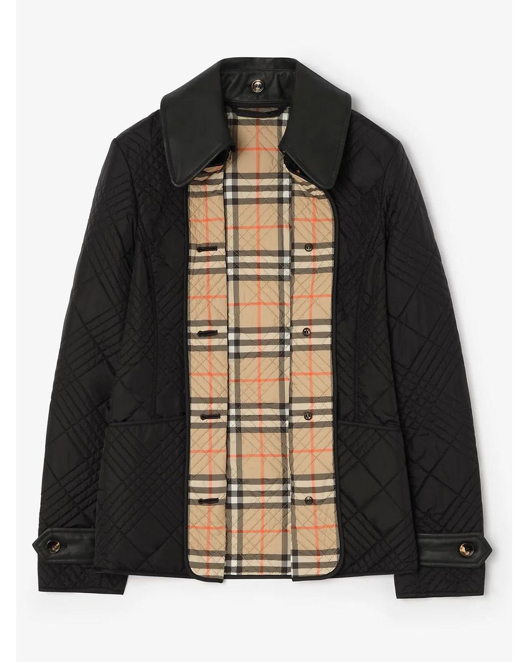 Burberry Black Fernleigh Quilted Nylon Jacket