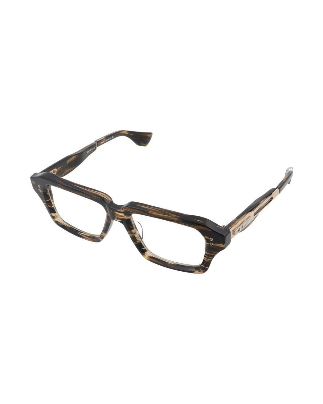 Dita Lancier Black Optical Detron Burnt Timber for men