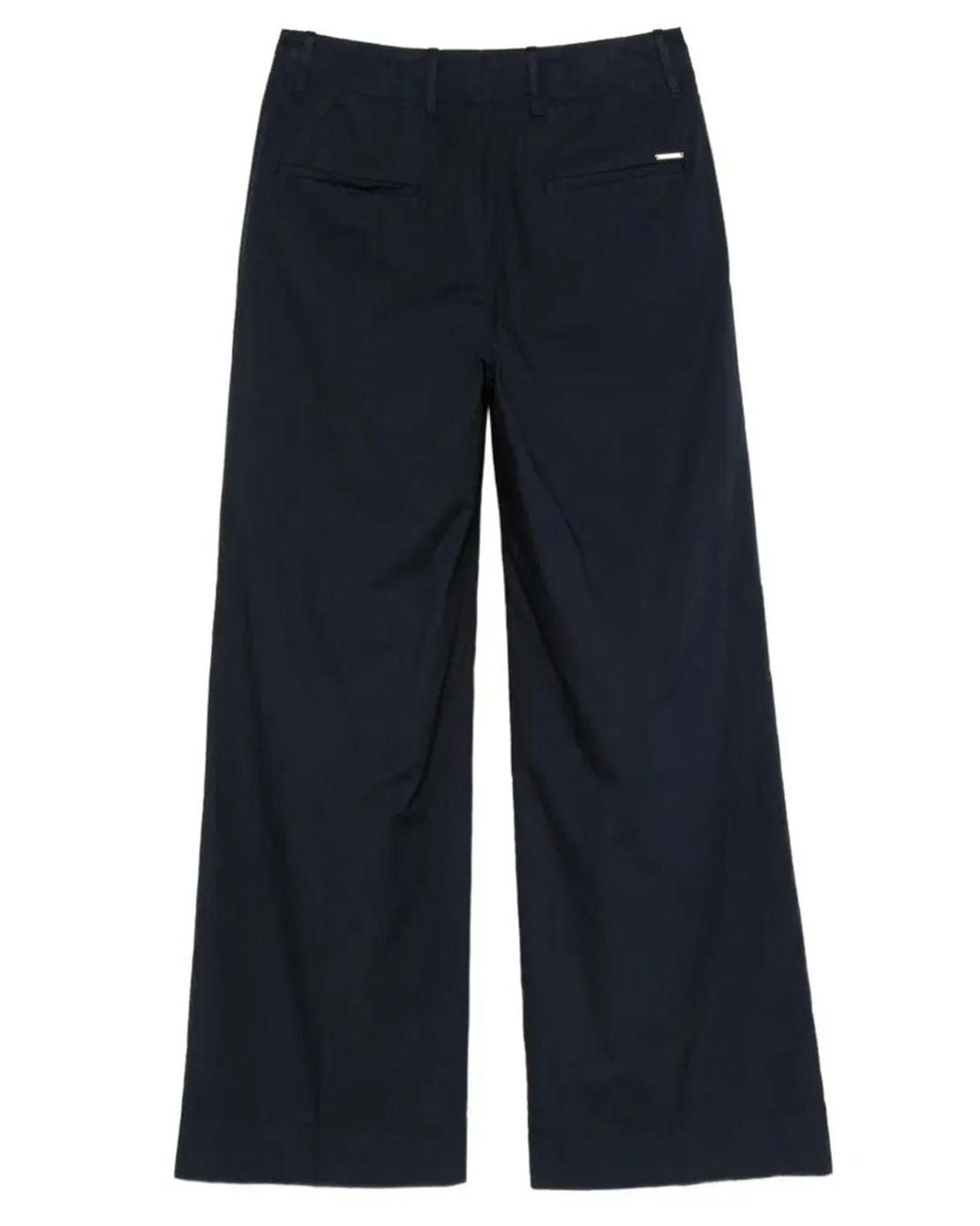 Incotex Blue Ilya Wide-Leg Cotton Trousers