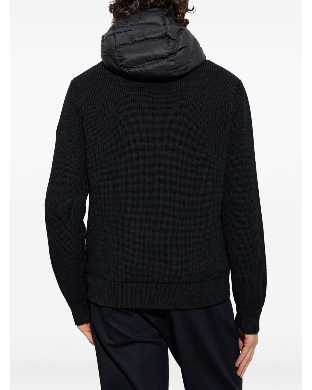 Moncler Black Cardigan for men