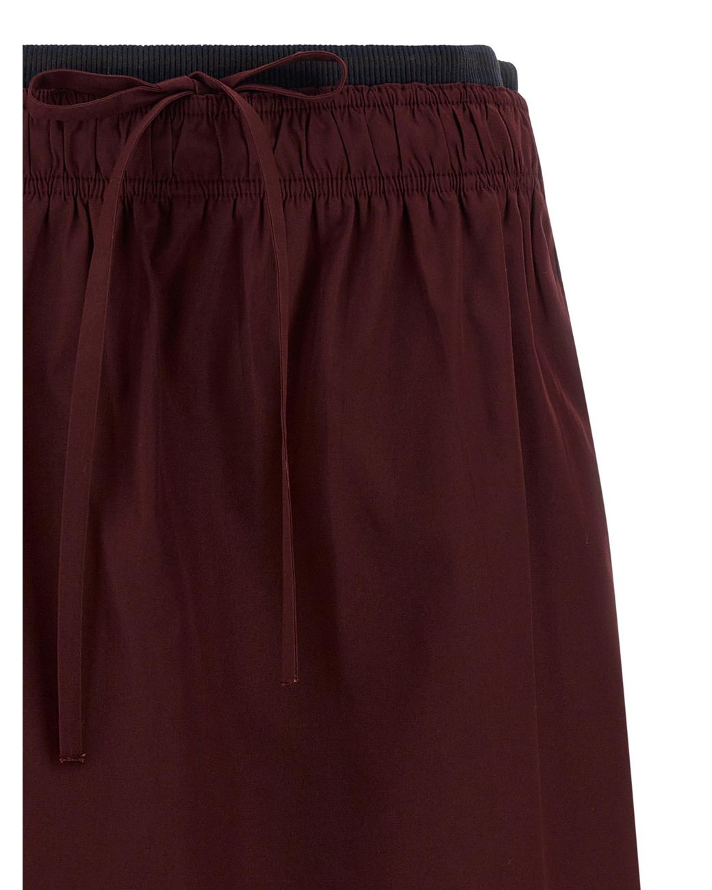 Prada Purple Double Layer Elastic Skirt