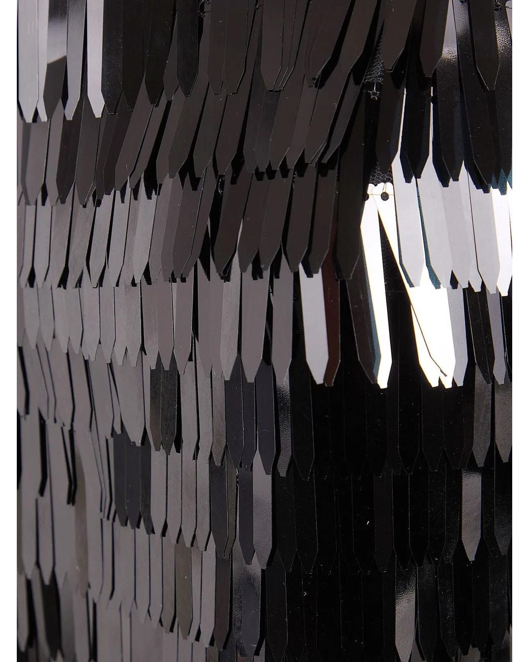 Self-Portrait Black Sequin Top