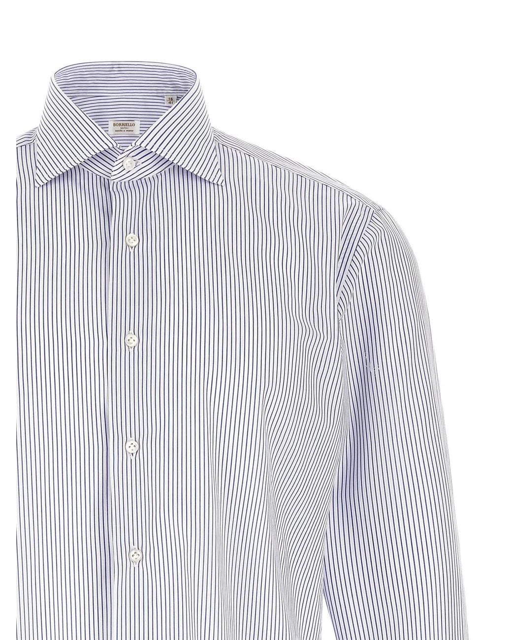 Borriello White Striped Shirt for men