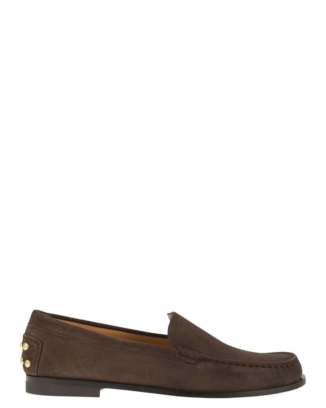 Tod's Brown Suede Leather Loafers