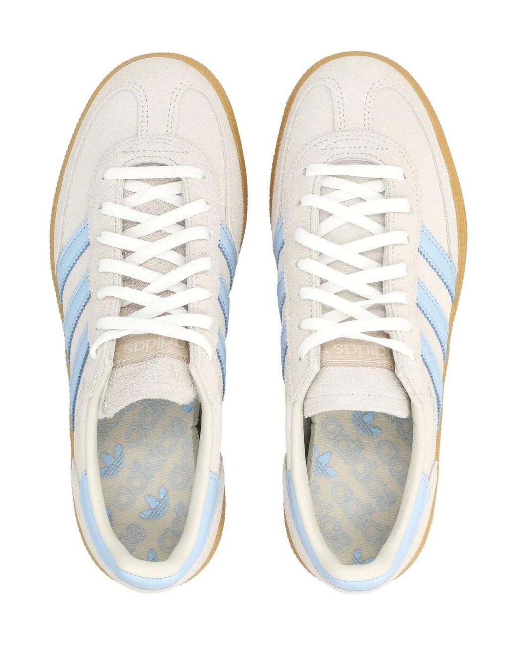 Adidas Originals White Adidas Handball Spezial Suede Sneakers