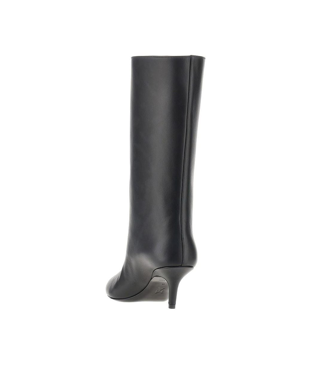 AMINA MUADDI Black Nappa Leather Fiona Boots