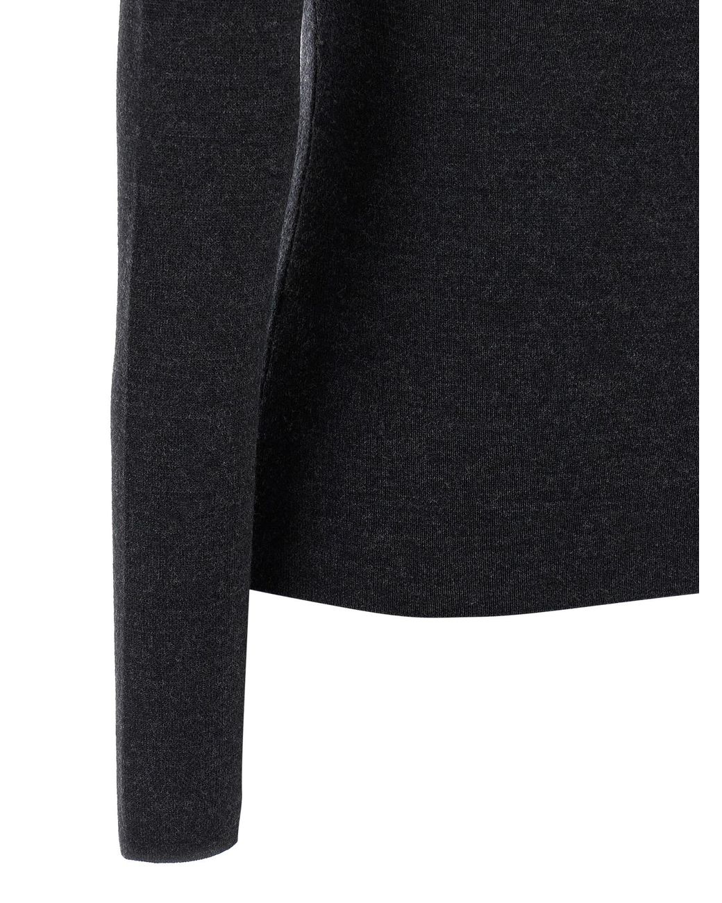 Totême Black 'Compact Knit' Sweater