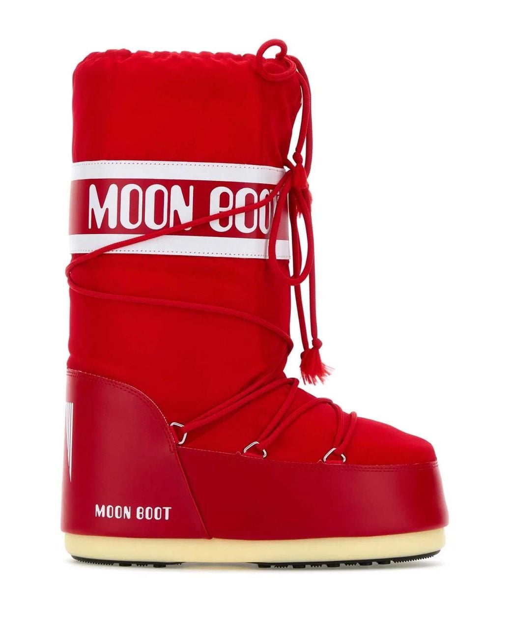 Moon Boot Red Mb Icon Nylon