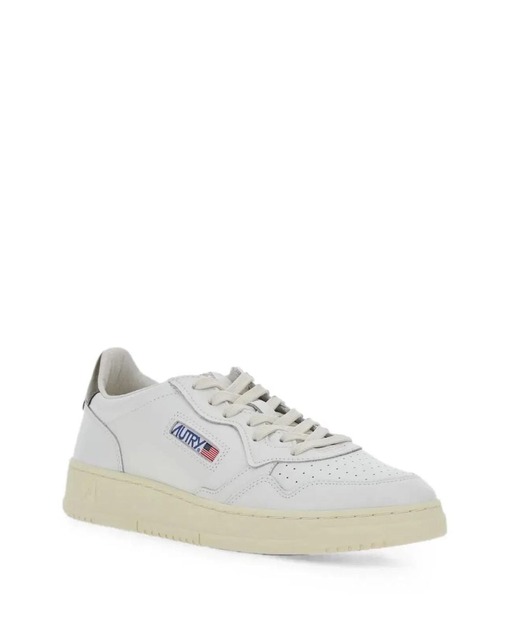 Autry White Logo Sneakers for men
