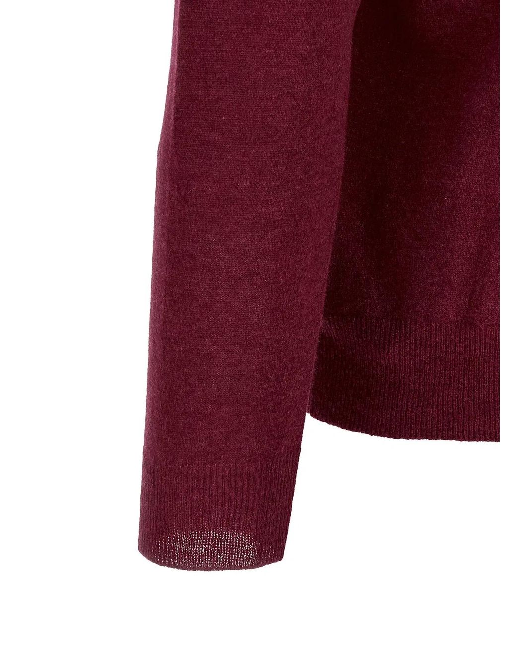Zanone Red Long Sleeve Polo Shirt for men
