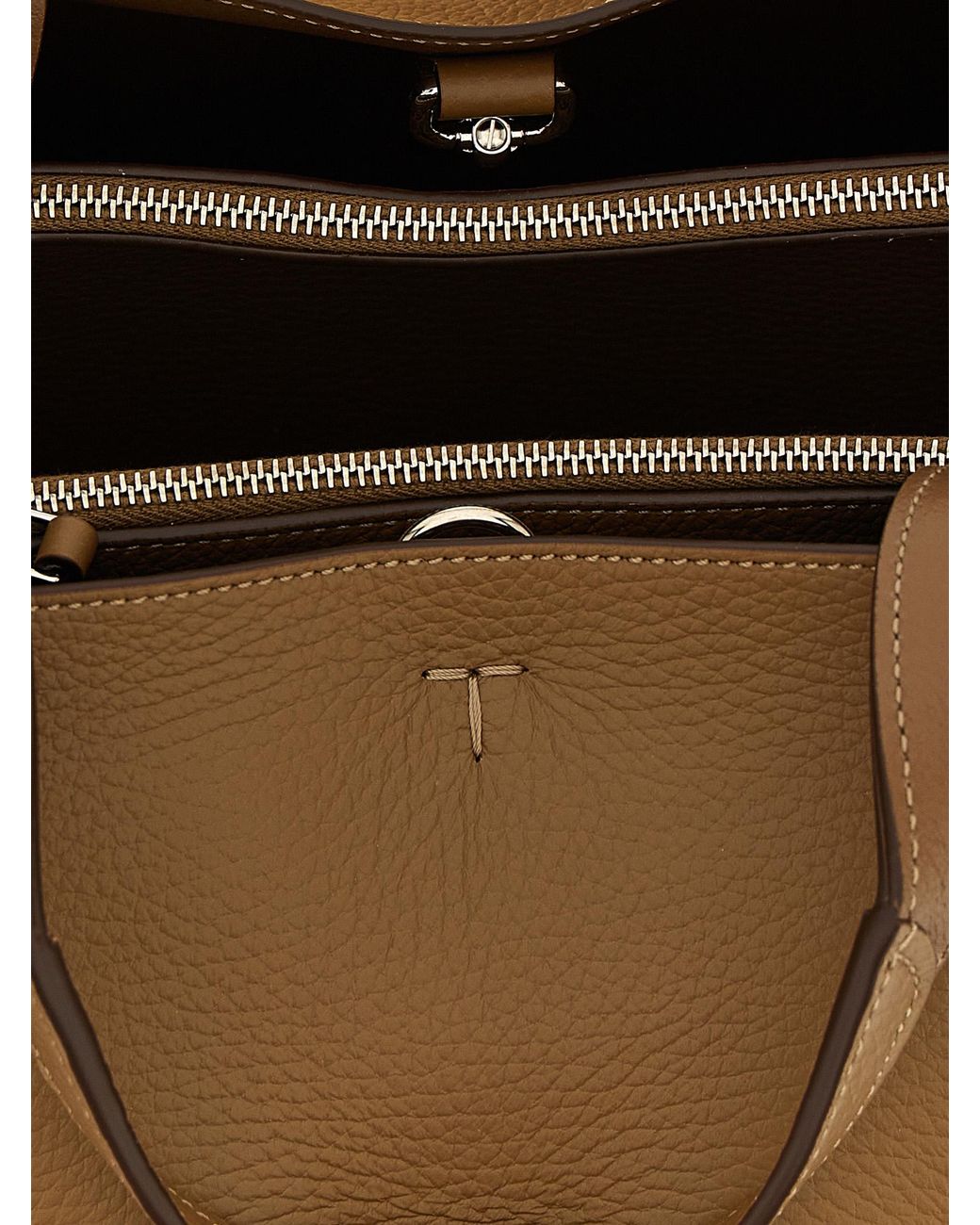 Tod's Brown Mini Leather Handbag