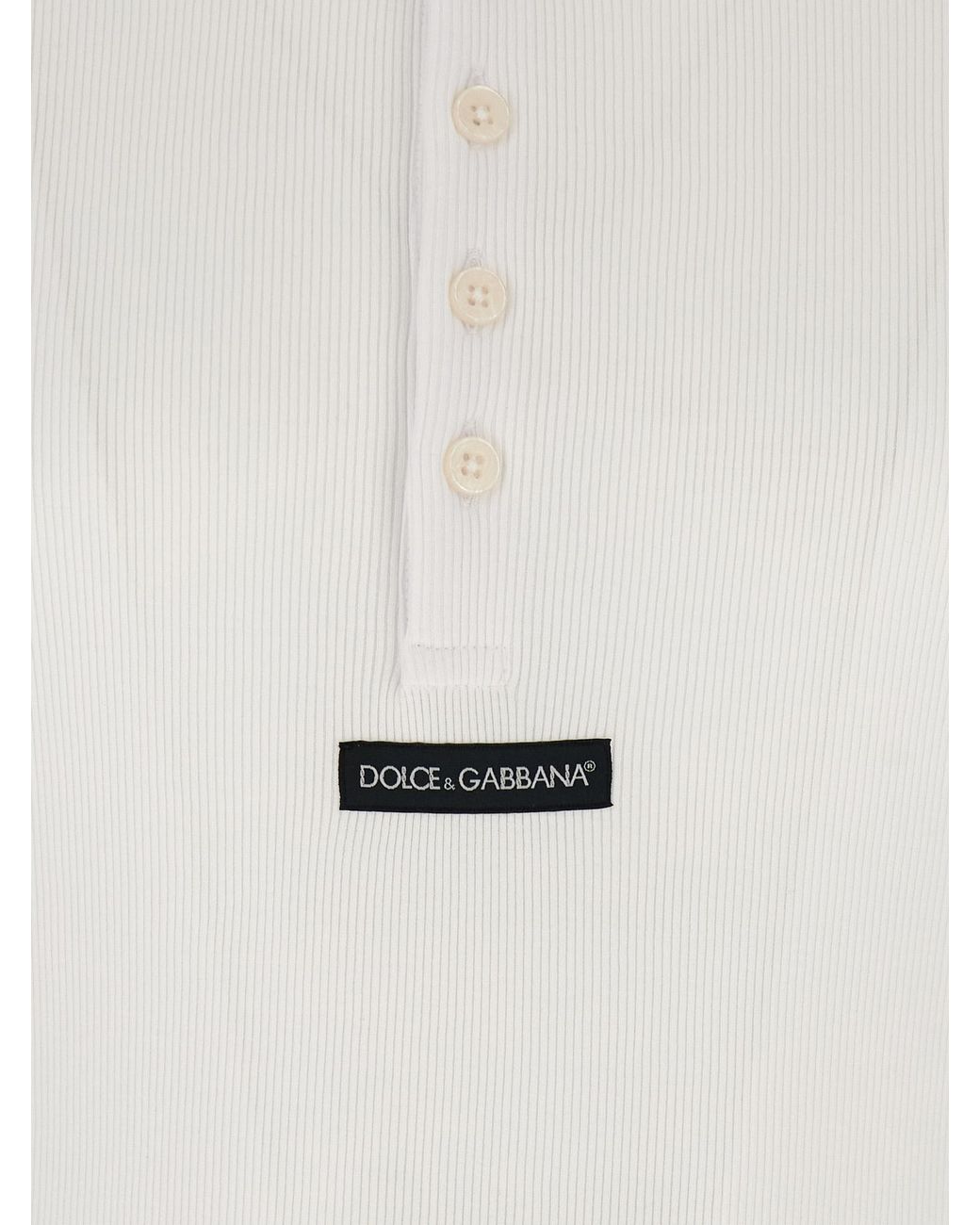 Dolce & Gabbana White Dolce & Gabbana Seraph T-Shirt for men