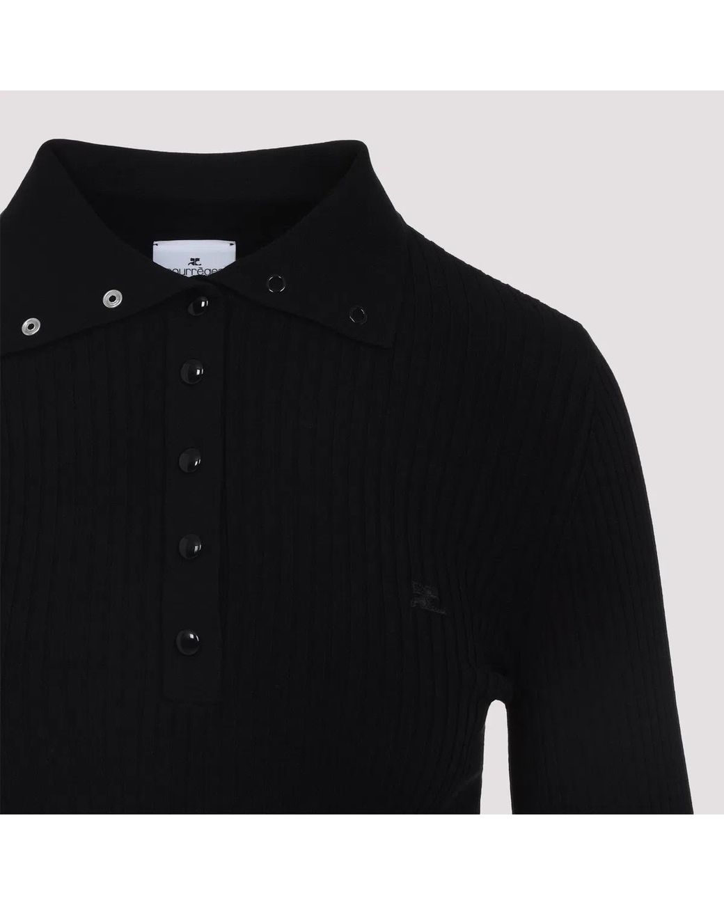 Courreges Black Courregès Viscose-Polyester Jacket