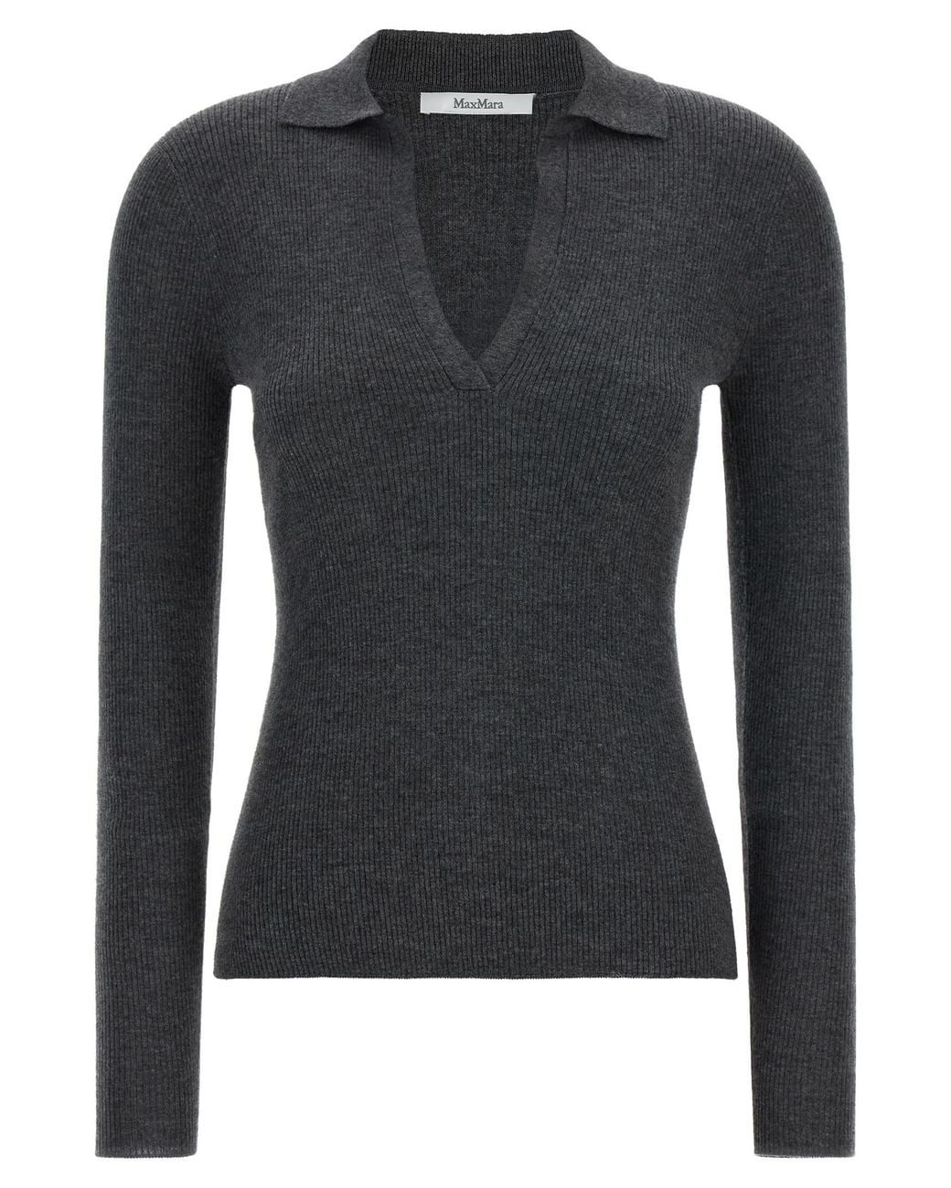Max Mara Black 'Angel' Polo Shirt