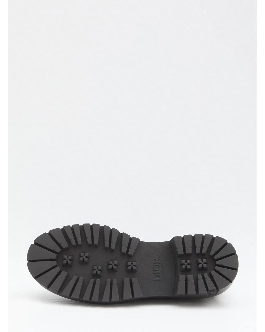 Dior Gray Calf Leather Lace-Up for men