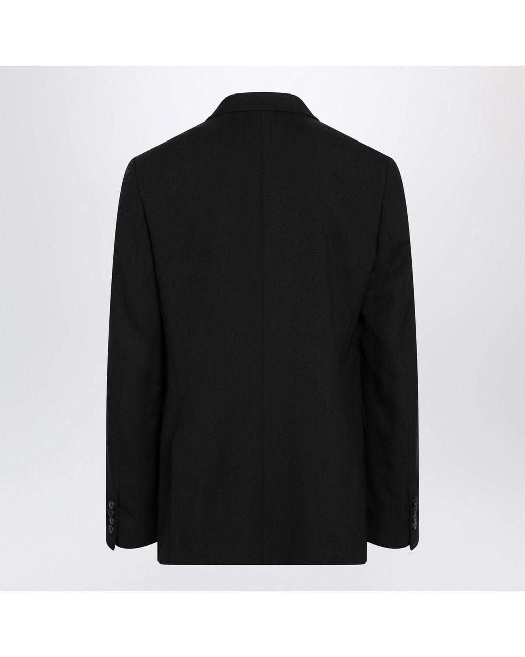 Dries Van Noten Black Doublebreasted Jacket for men