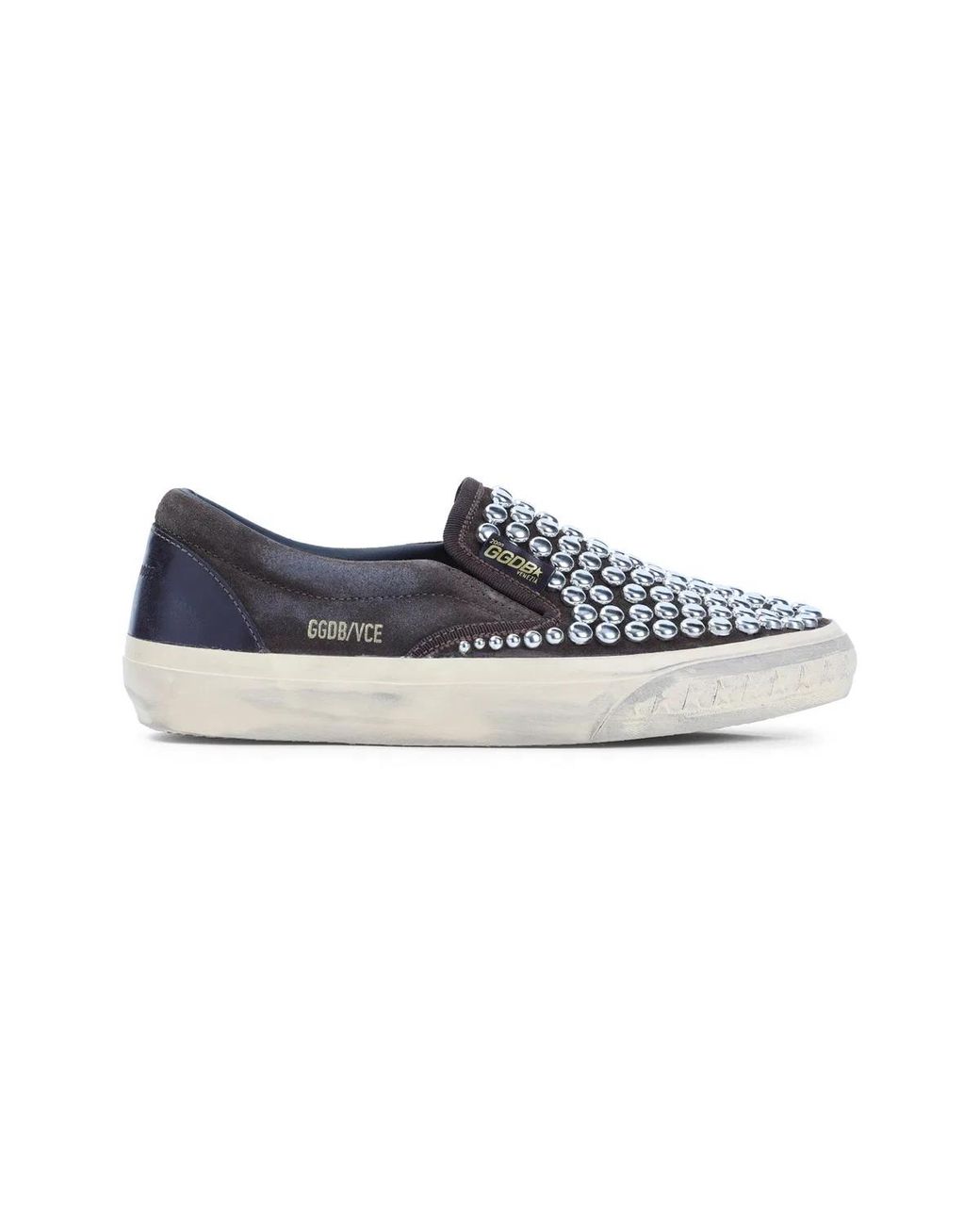 Golden Goose Deluxe Brand Blue Dark Studs Slip-On