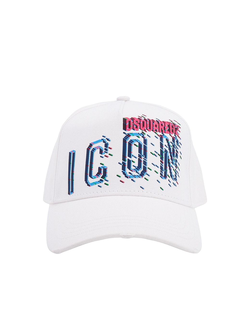 DSquared² Blue Icon Pixel Logo Baseball Cap for men