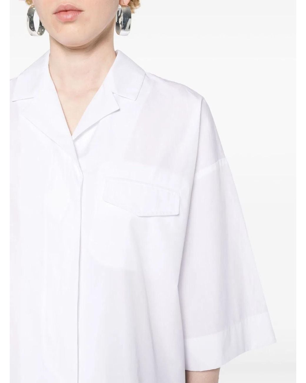 Max Mara White Cotton Shirt