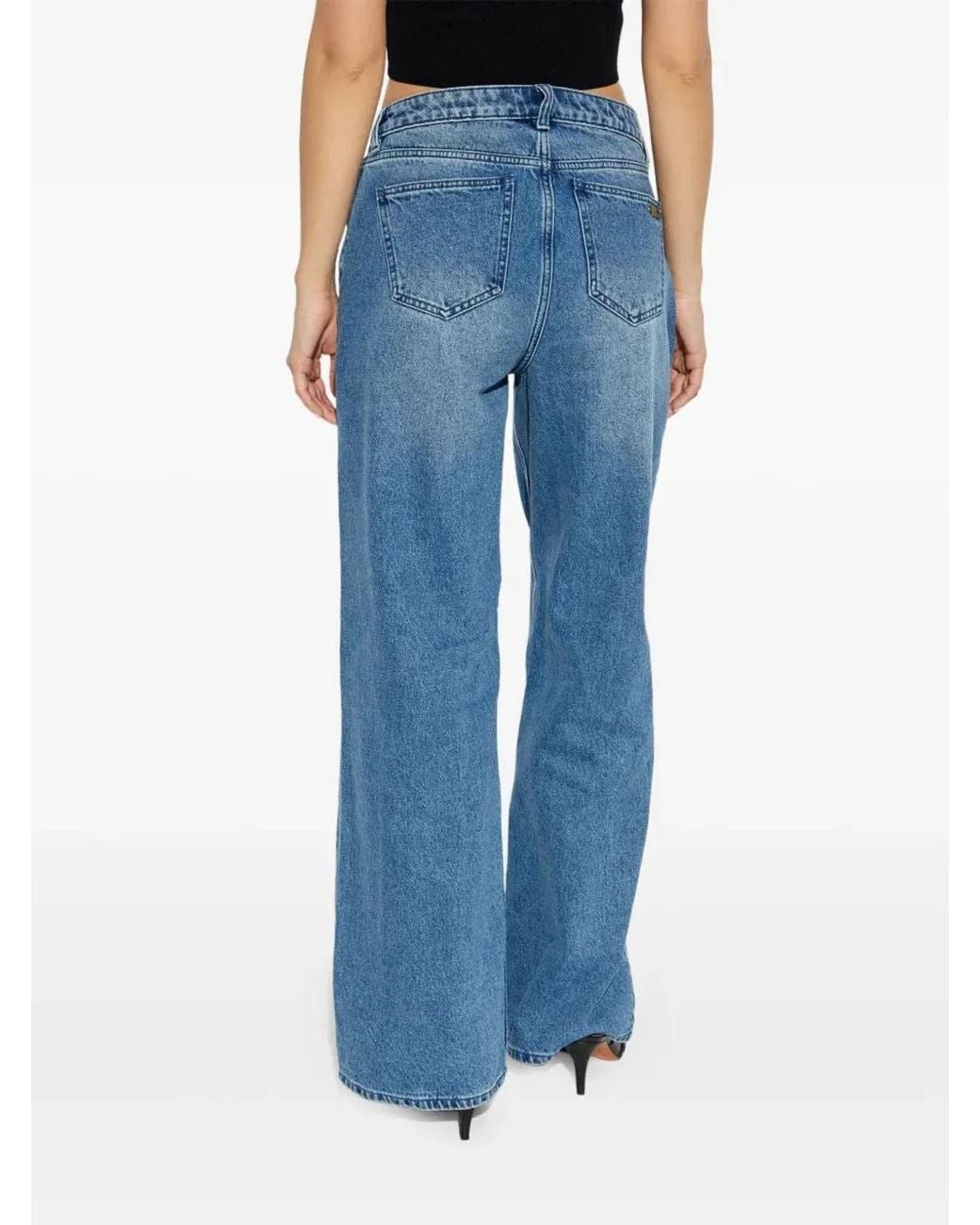 MICHAEL Michael Kors Blue Wide Leg Jeans