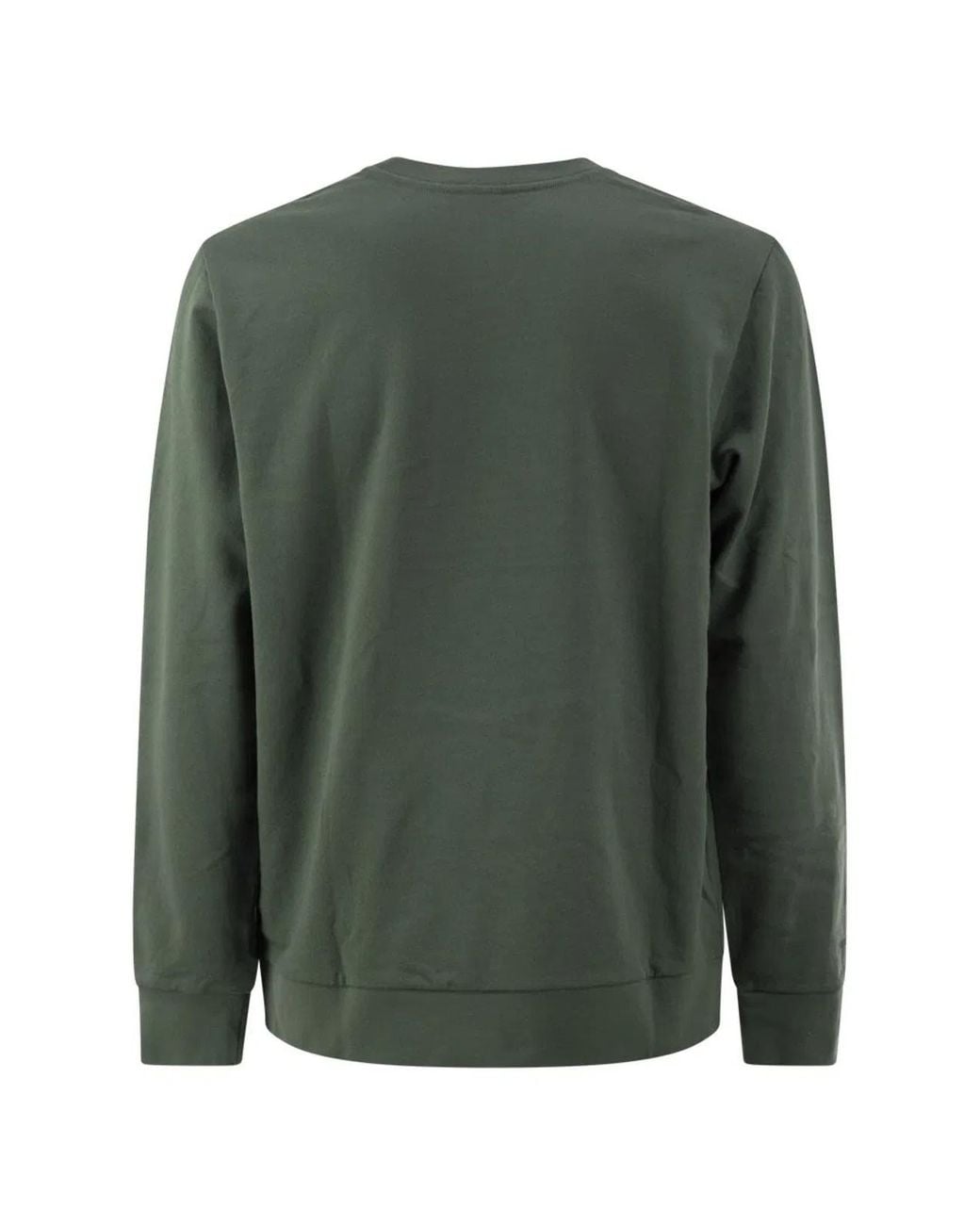 Patagonia Green Organic Cotton Mountain Logo Crewneck Sweatshirt for men