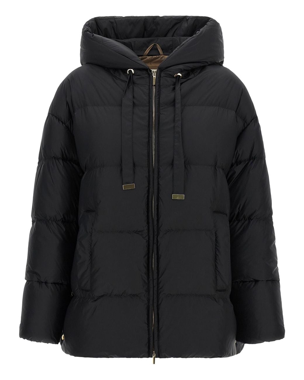 Max Mara Black 'Nerine' Down Jacket
