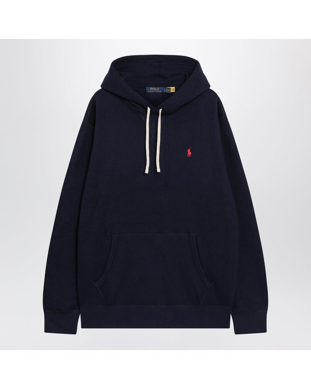 Polo Ralph Lauren Blue Logo Pullover Hoodie for men