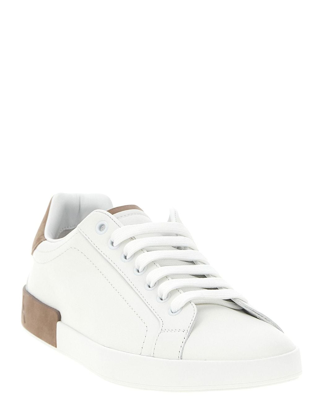 Dolce & Gabbana White Dolce & Gabbana 'Portofino' Sneakers for men