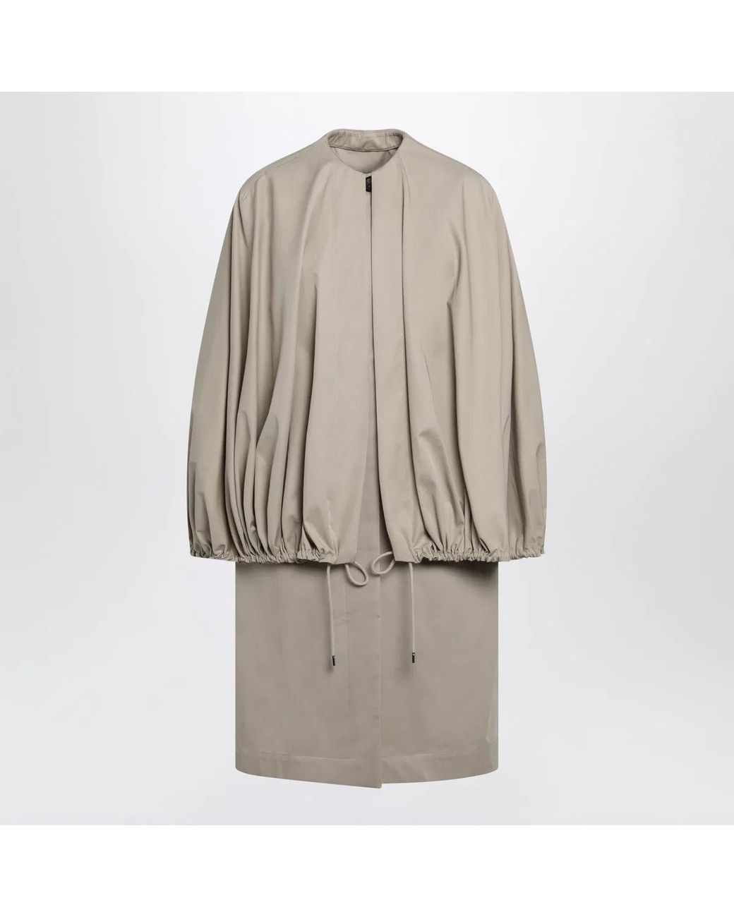 Totême Natural Cotton Cape Coat