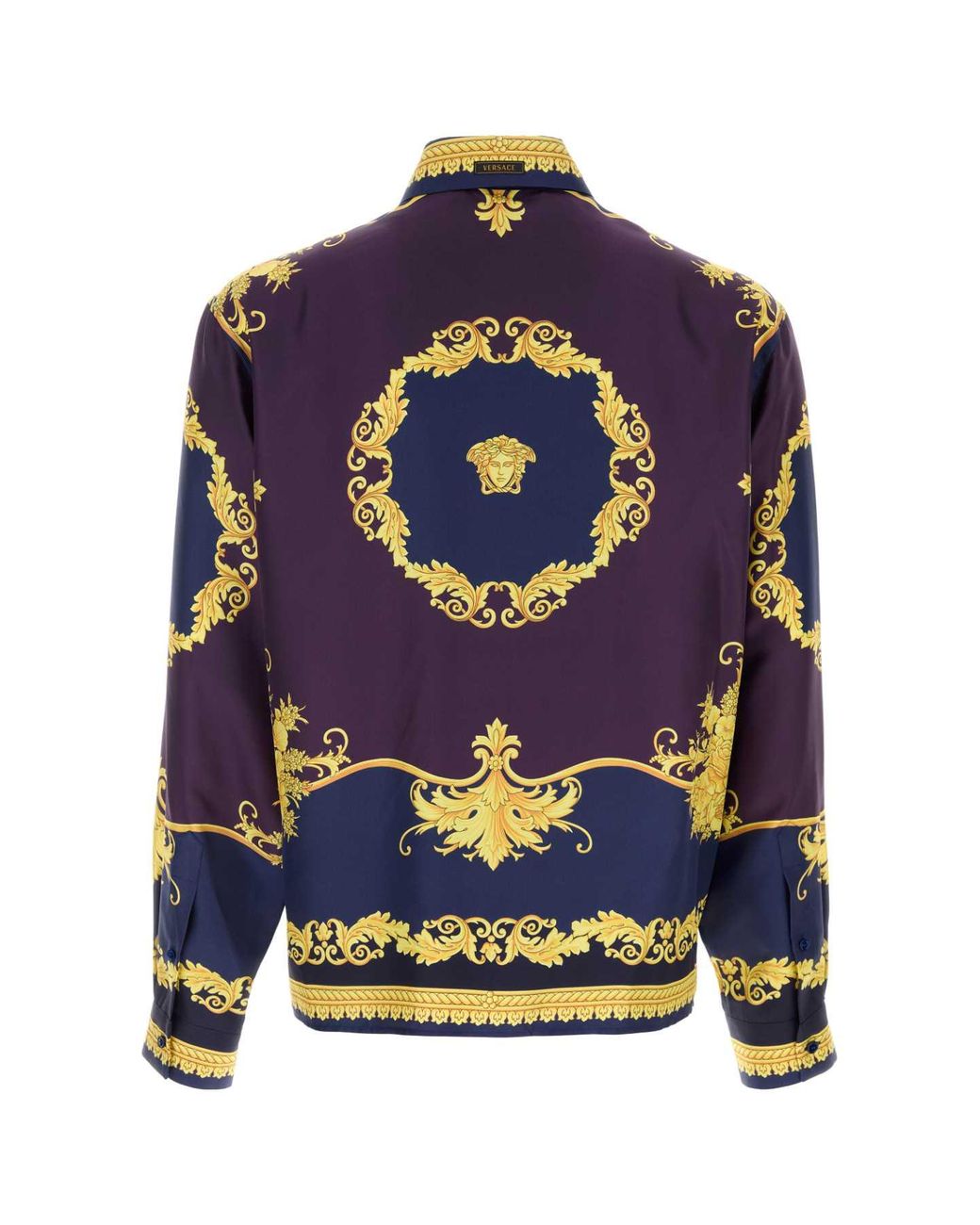 Versace Black Silk Shirt for men