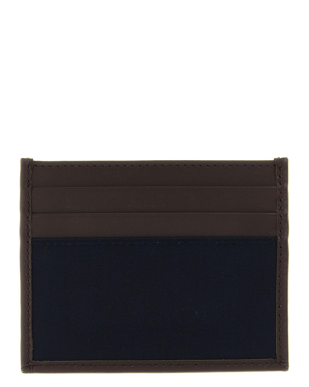 Prada Black Nylon Leather Cardholder for men