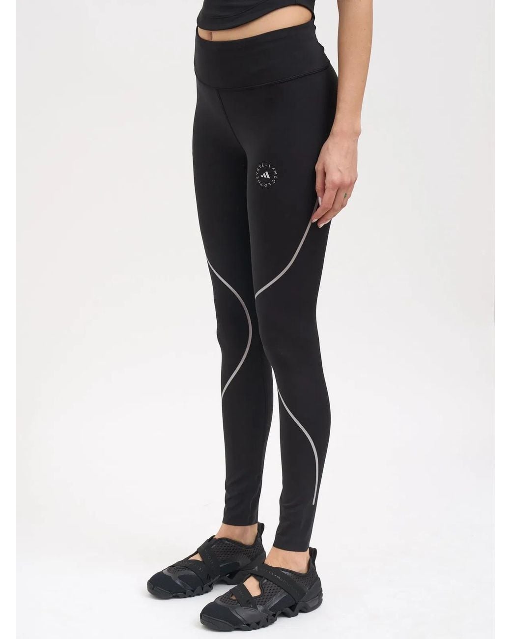 Adidas By Stella McCartney Black Adidas By Stella Mccartney Leggings Da Running