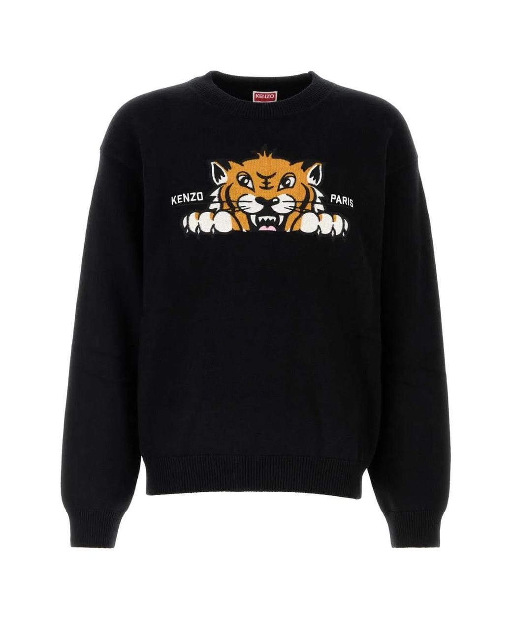 KENZO Black Wool Blend Sweater for men