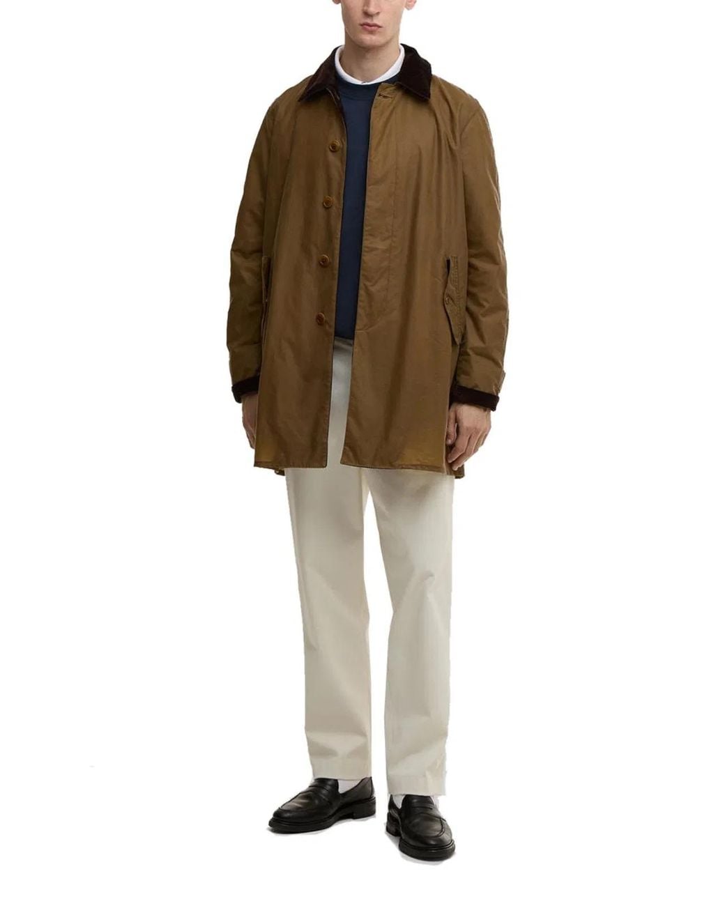 Barracuda Brown Baracuta X Barbour Coat for men
