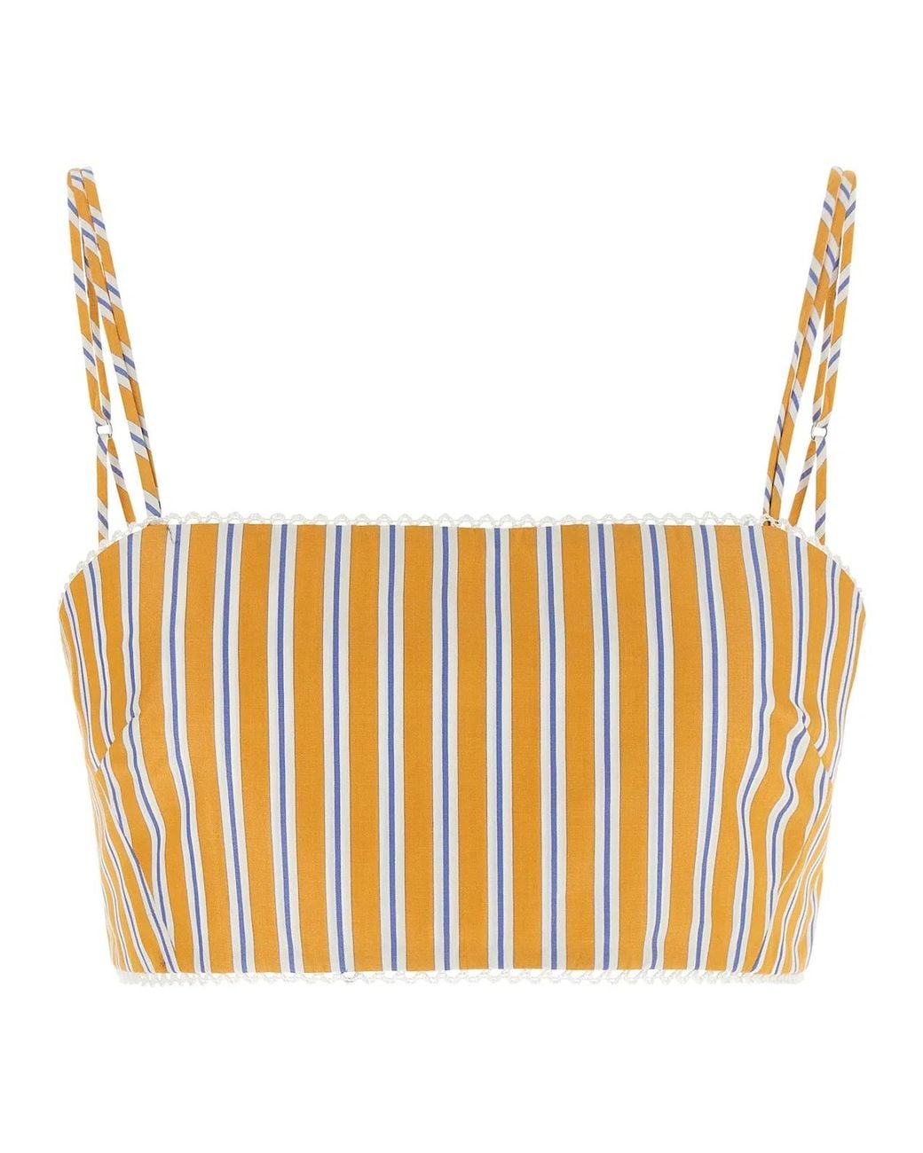 ANDAMANE Orange 'Carrie' Top