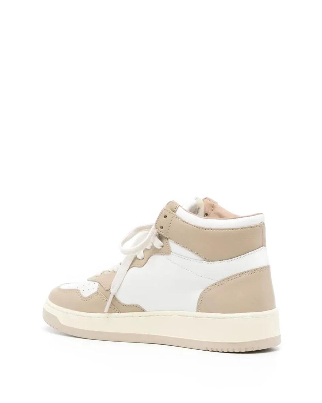 Autry White Sneaker Medalist Mid Be