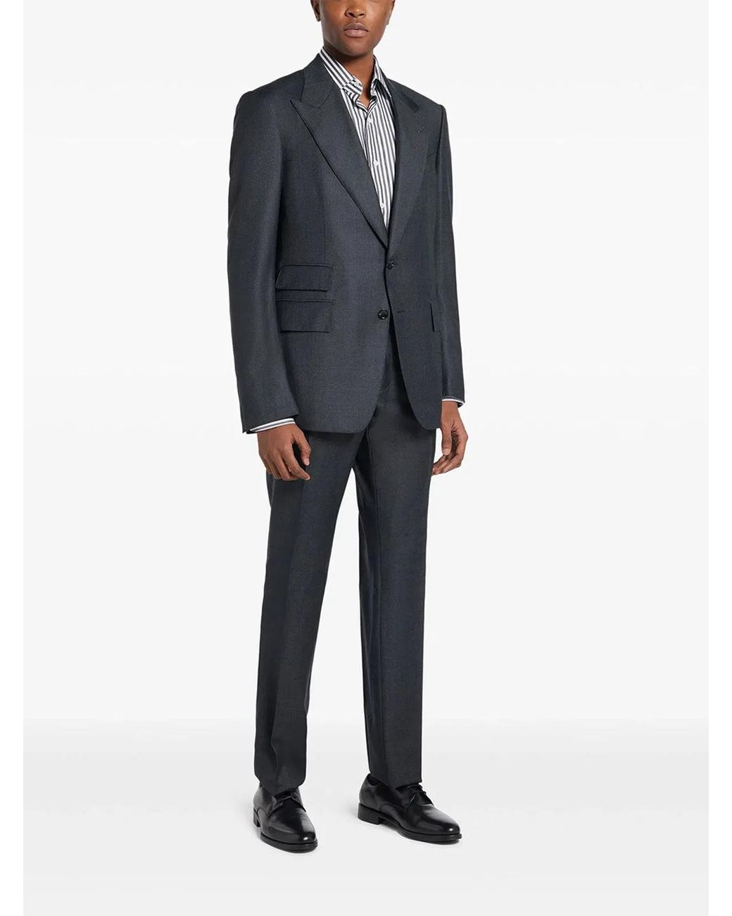 Tom Ford Black Single Breasted Suit for men