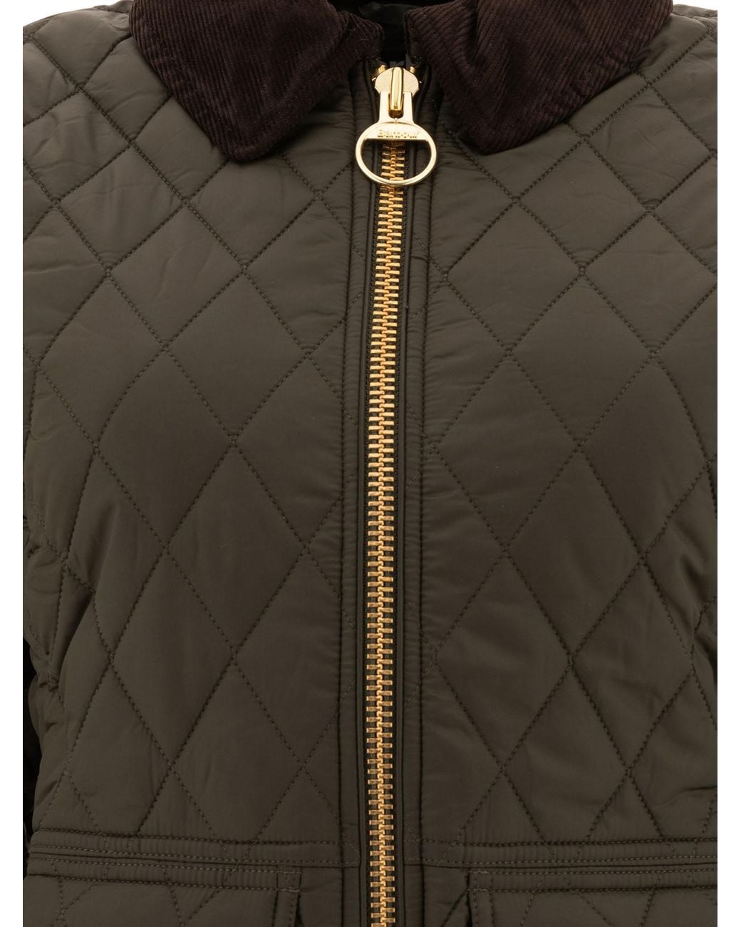 Barbour Black "Beadnell" Quilted Jacket