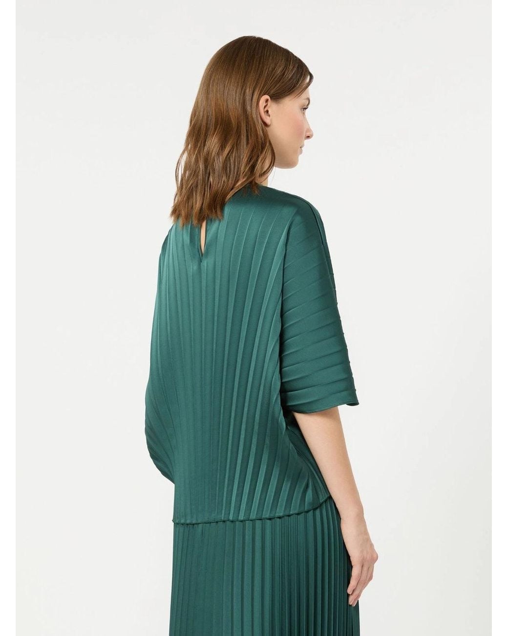Max Mara Green Wkdaureo Waistcoat Dark